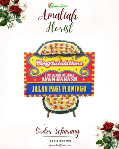 Bunga Papan Congratulation di Lumpang